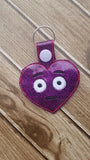 Emoji Heart Shocked Key Fob - 2 styles