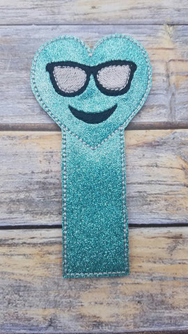 Emoji Heart Sunglasses Bookmark
