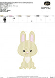Woodland Animal Bunny Sketch - 3 Sizes