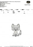 Woodland Animal Raccoon Sketch - 3 Sizes