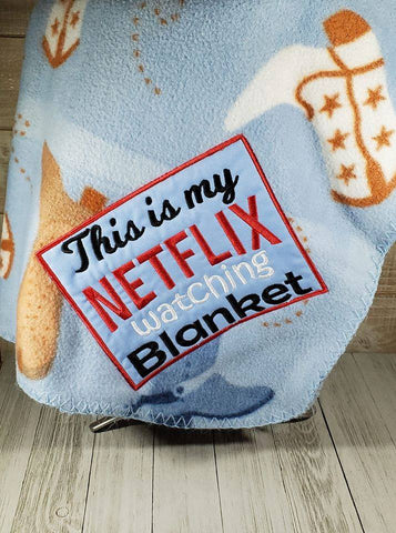 Netflix Watching Blanket 4x4 ONLY