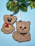 Gingerbread Family Ornament Bundle