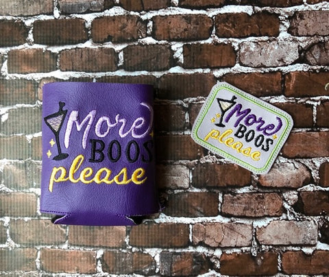 More Boos Please Koozie and Patch
