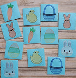 Easter Match Card Game and Zip Bag