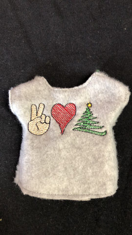 Peace Love Christmas Elf Sweater