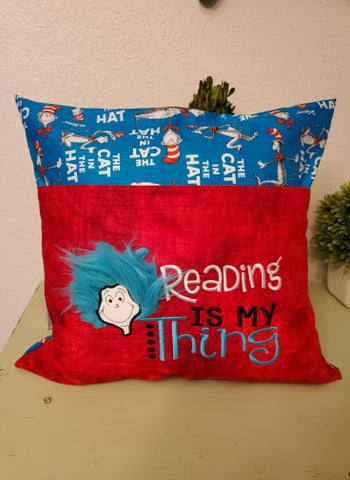 Reading is my thing Reading Pillow