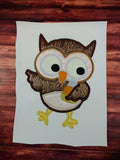 Halloween Owl Applique - 6 Sizes
