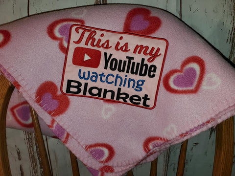 YouTube Watching Blanket 8x12 ONLY