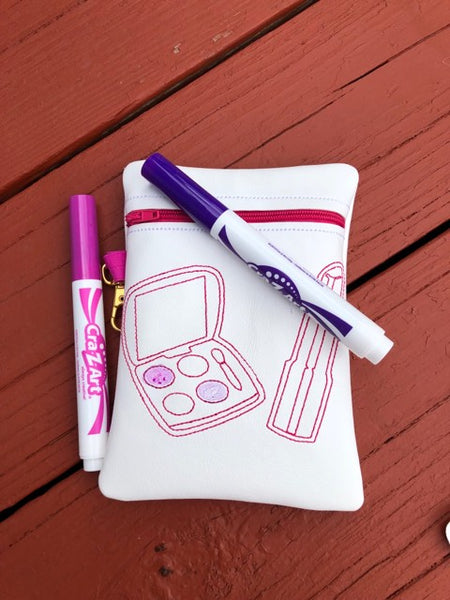 Fashionista Coloring Zip Bag with 8 Coloring Felties – A-Z Blanks and ...